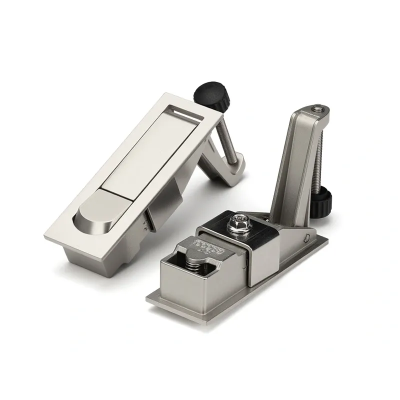 Verstellbares Schrankschloss mit Tastendruck