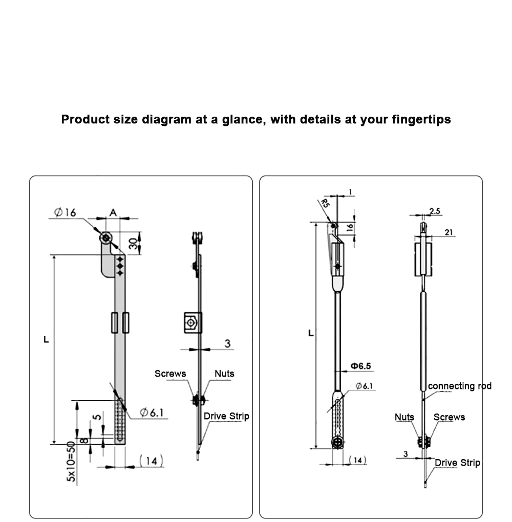 Distribution Cabinet Pull Rod
