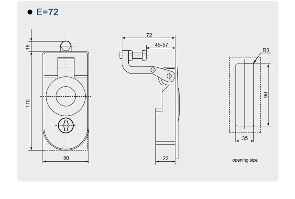 Lever Push Lock For Rv
