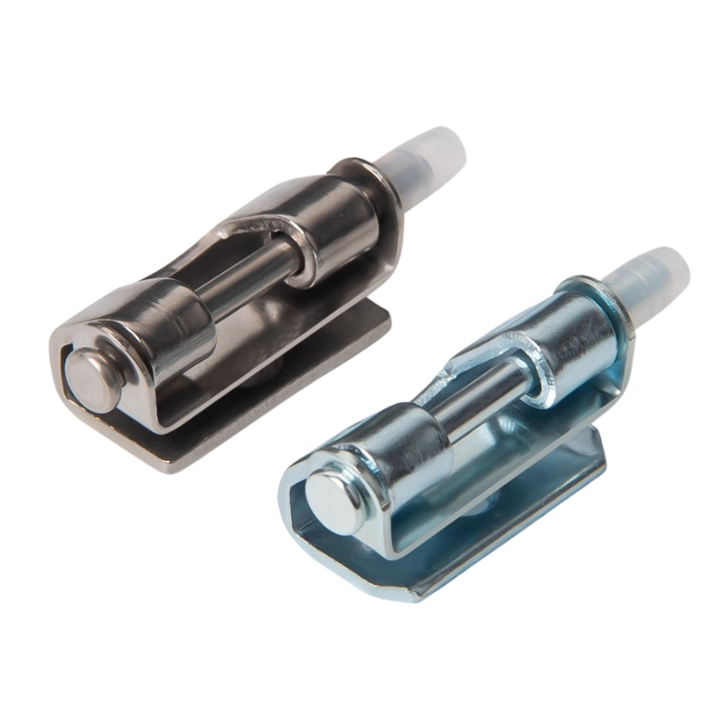 A removable pin hinge